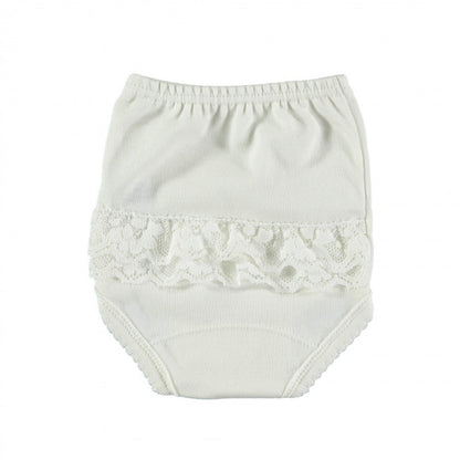 Cubrepañal bebé volantes de puntilla - Babidu