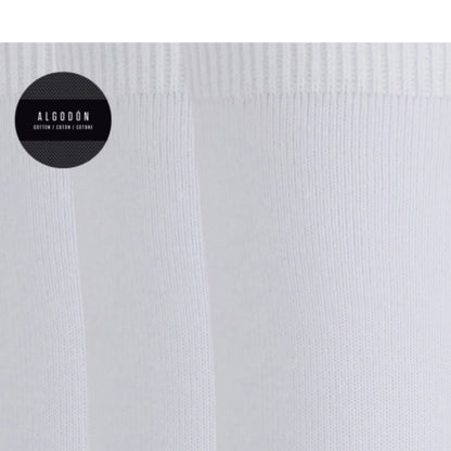 Pack de 3 calcetines blancos de algodón lisos - Basix cortos