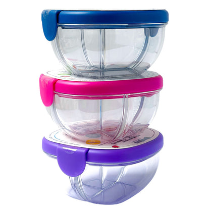 Bowl snack 3 compartimentos Navy blue - Yumbox