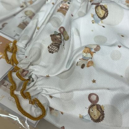 Cubrepañal Animalitos Bebemint