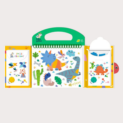 Mi primer kit para colorear Dinosaurios Haku Yoka