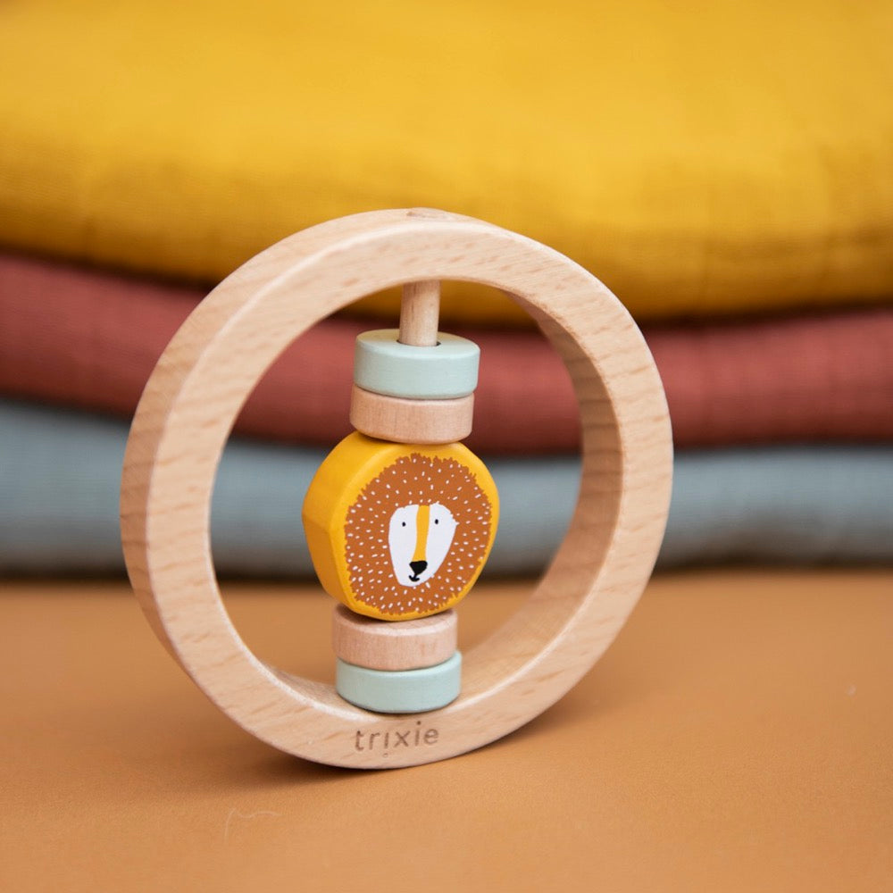 Sonajero redondo de madera Mr. Lion - Trixie