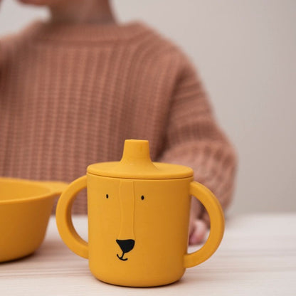 Taza silicona con boquilla Mr. Lion - Trixie