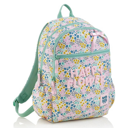 Mochila doble Lisboa reciclada Happy Flower - Miquelrius