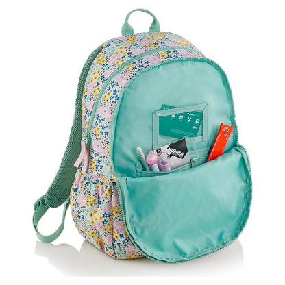 Mochila doble Lisboa reciclada Happy Flower - Miquelrius