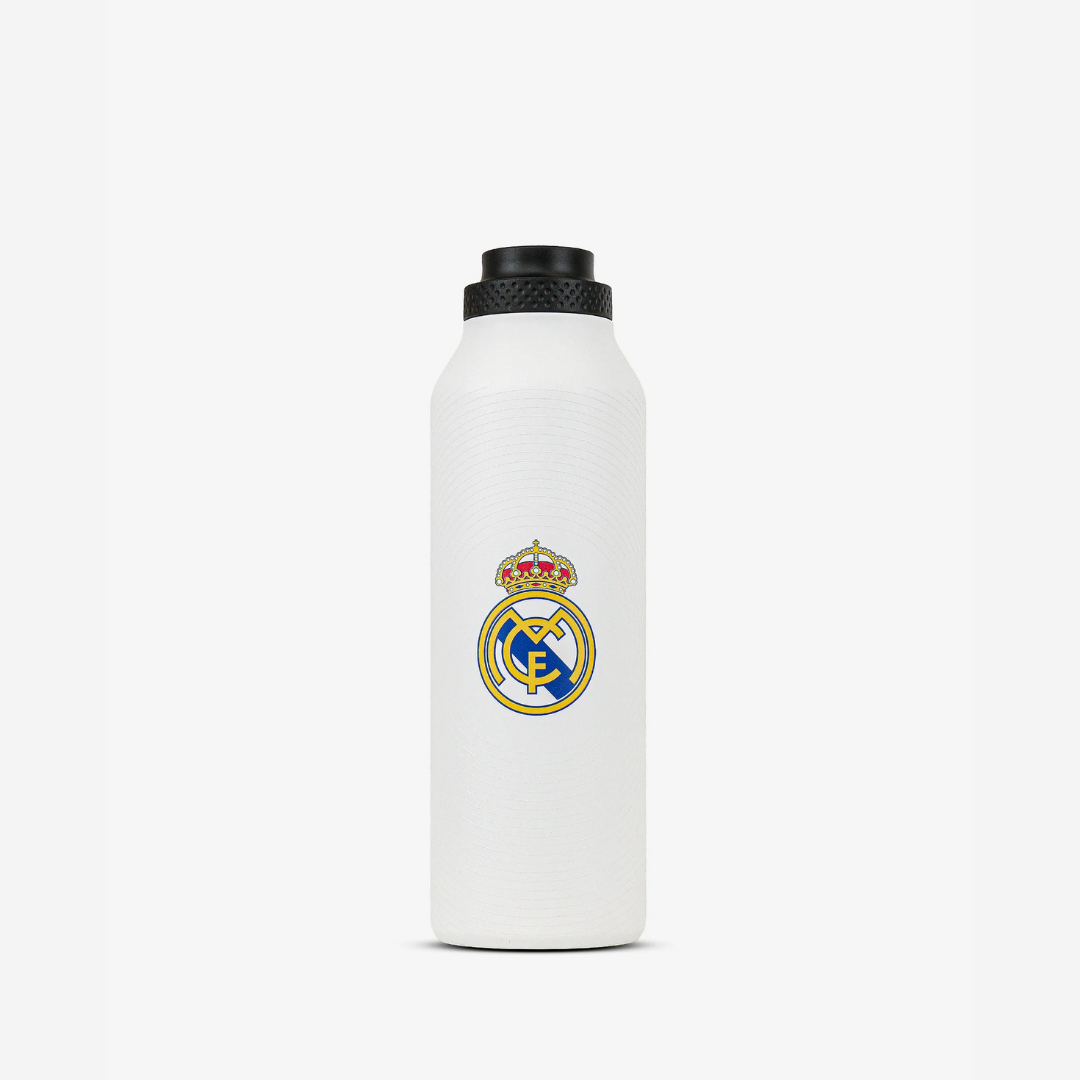 Botella Runbott Mii Escudo+"White legacy" Texture White - Madrid 600ml