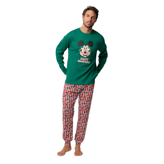 Pijama hombre Mickey Party Friends - Navidad