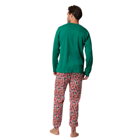Pijama hombre Mickey Party Friends - Navidad