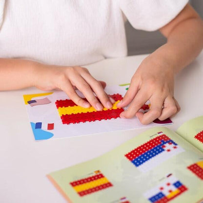 Bloques Meli mini tematics banderas del mundo