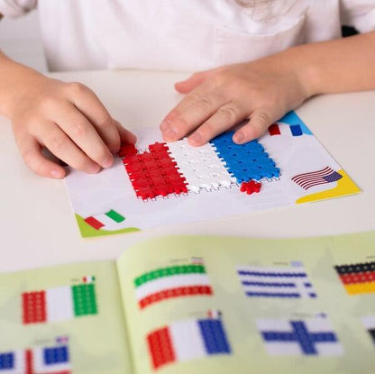 Bloques Meli mini tematics banderas del mundo