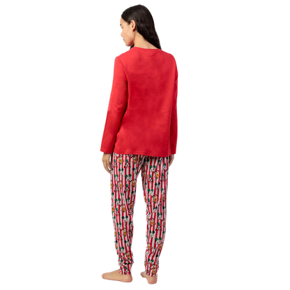 Pijama mujer Minnie Party Friends - Navidad