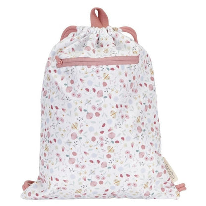 Mochila saco Flores & Mariposas