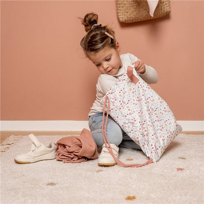 Mochila saco Flores & Mariposas