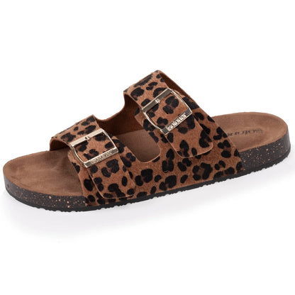 Sandalias dos tiras ajustables animal print - Isotoner