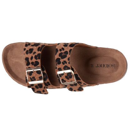Sandalias dos tiras ajustables animal print - Isotoner
