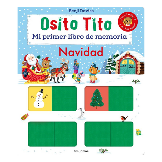 Osito Tito - Mi primer libro de memoria - Navidad