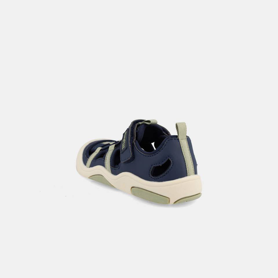Sandalias Trecking Barefoot Olimpo Marino - Blanditos