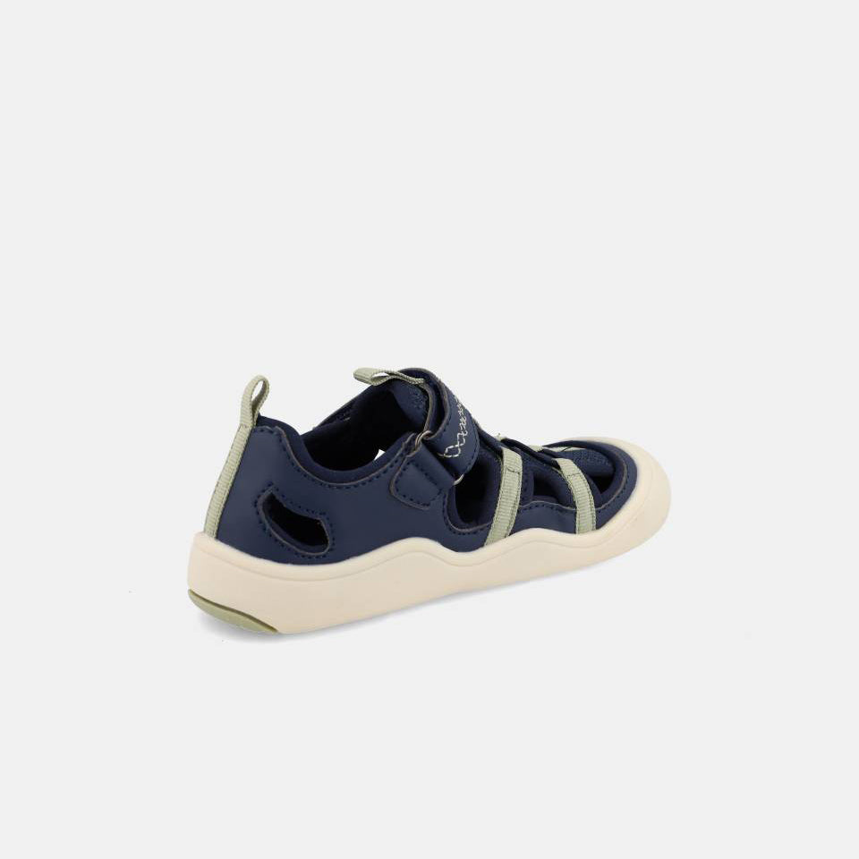 Sandalias Trecking Barefoot Olimpo Marino - Blanditos