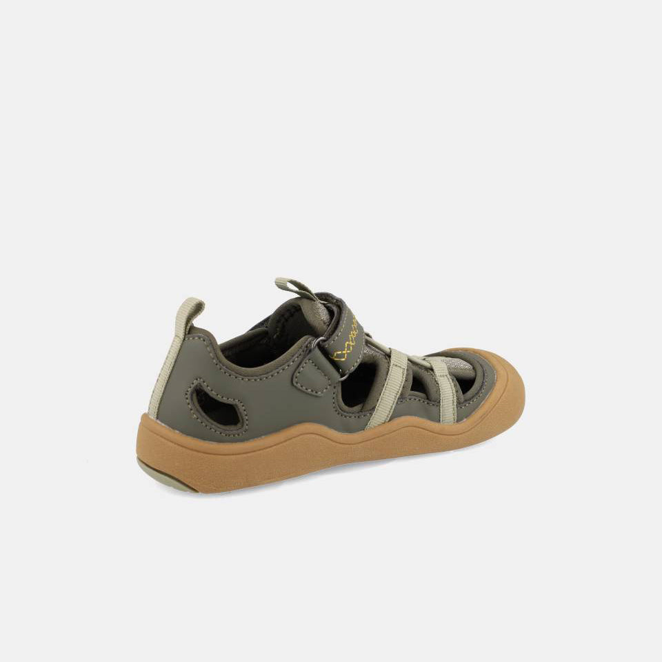 Sandalias Trecking Barefoot Olimpo Verde - Blanditos