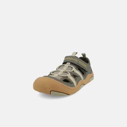 Sandalias Trecking Barefoot Olimpo Verde - Blanditos