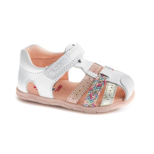 Sandalias barefoot Olimpo Blanco trenzado - Pablosky