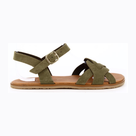 Sandalia Barefoot Onix kaki - Vivant