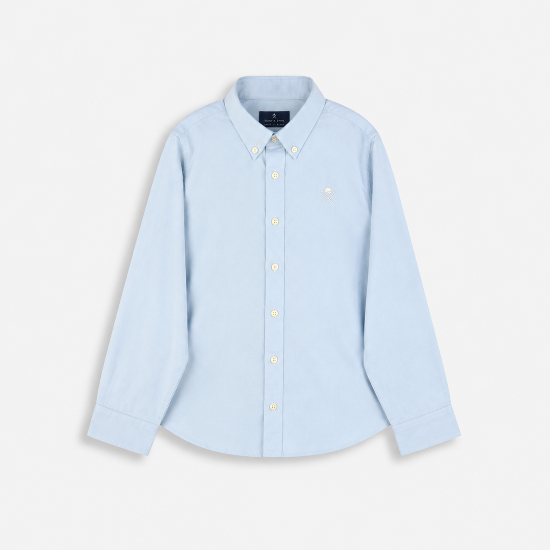 Camisa Oxford Icon Kids Azul Helado - Harper & Neyer