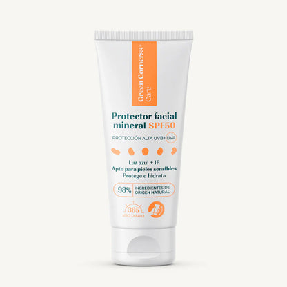 Protector facial mineral SPF50 50ml - Green Cornerss