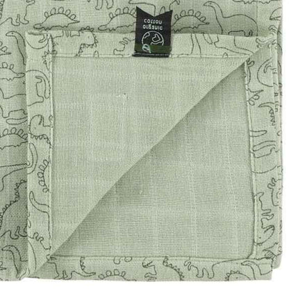 Muselina 110x110 Daring Dino - Trixie