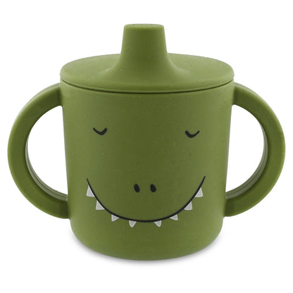 Taza silicona con boquilla Mr. Dino - Trixie