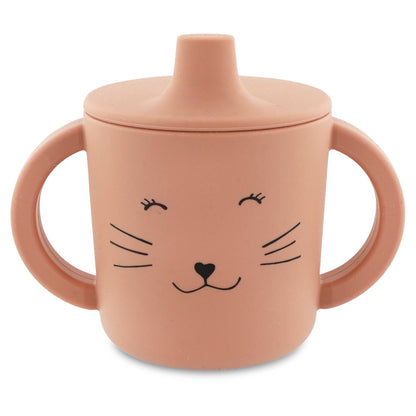 Taza silicona con boquilla Mrs. Cat - Trixie