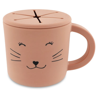 Taza porta snacks de silicona Mrs. Cat - Trixie
