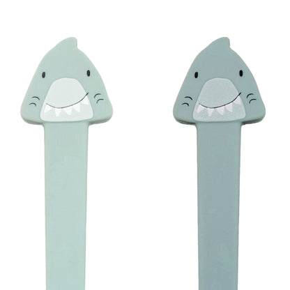Set 2 cucharas silicona Mr. Shark - Trixie
