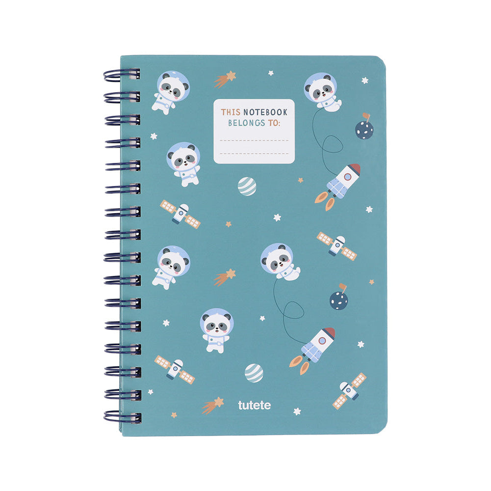 Libreta Escolar Pandas in Space - Tutete
