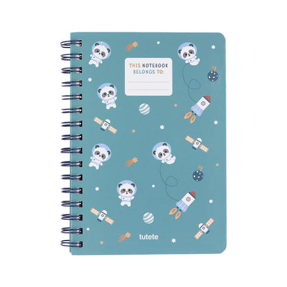Libreta Escolar Pandas in Space - Tutete