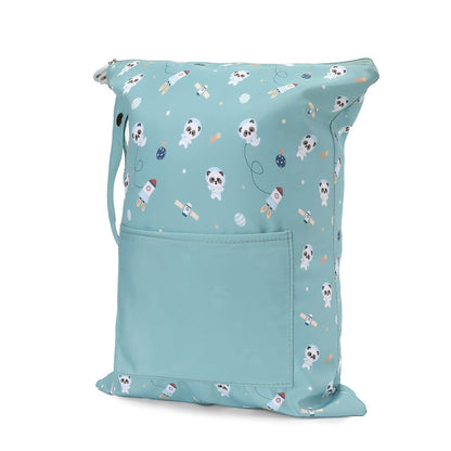 Bolsa Impermeable Grande Pandas in Space - Tutete
