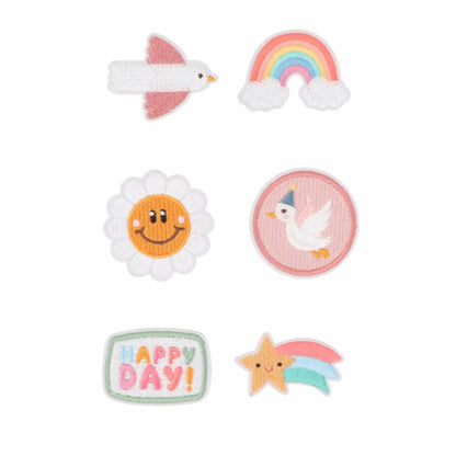 Set de Parches Textiles Autoadhesivos Happy Day - Tutete