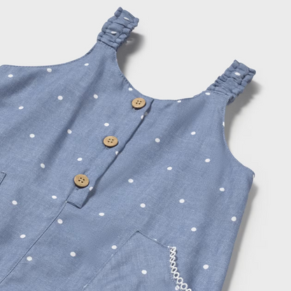 Peto corto lunares niña Mayoral