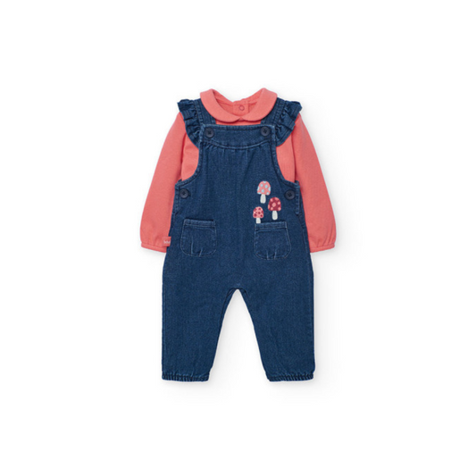 Conjunto bebé niña peto setas - Boboli
