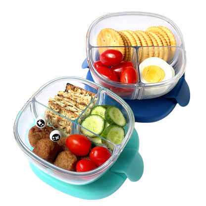 Bowl snack 3 compartimentos Navy blue - Yumbox