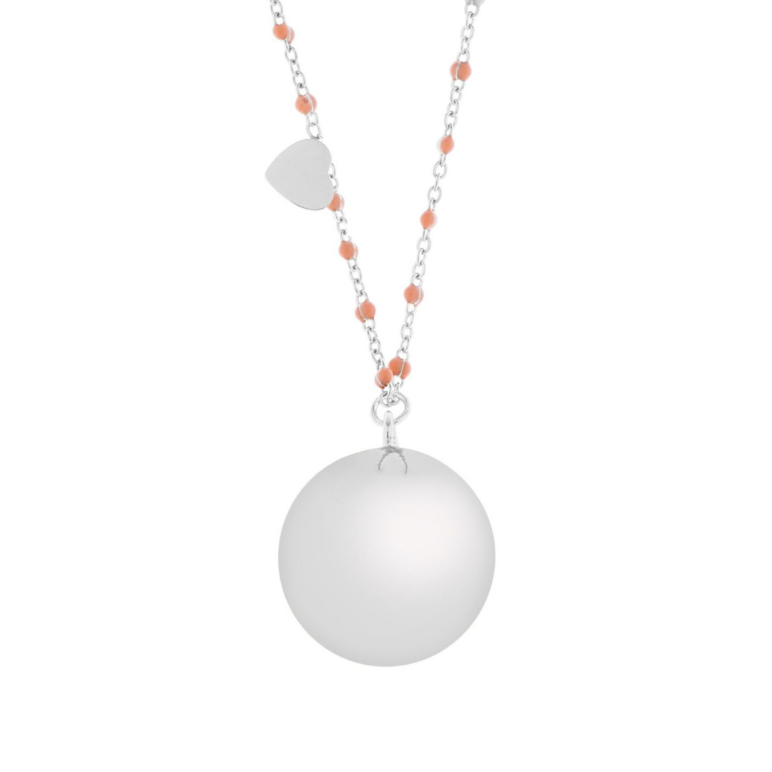 Llamador de ángel Fine Silver/Pink - Proud Mamá
