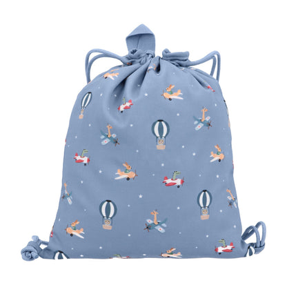 Mochila Saco Tela Planes - Tutete