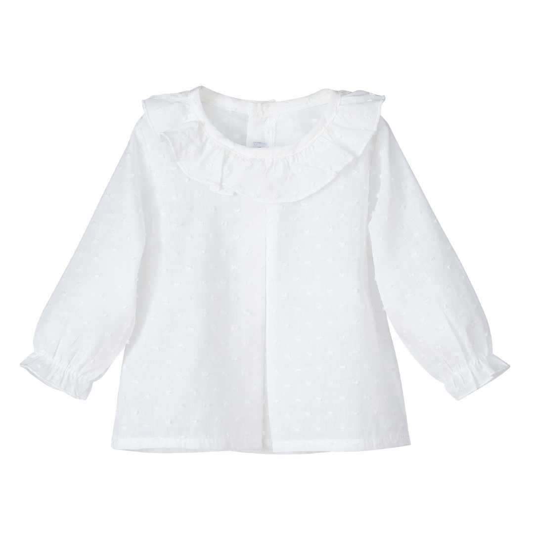 Camisa manga larga blanca plumeti Calamaro