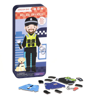 Puzzle caja magnética Policía MierEdu
