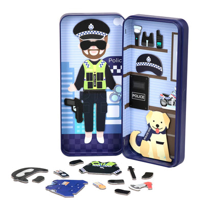 Puzzle caja magnética Policía MierEdu