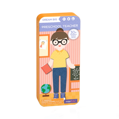 Puzzle caja magnética Profesora infantil MierEdu