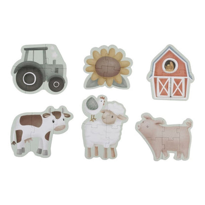 Puzzle 6 en 1 Pequeña Granja - Little Dutch