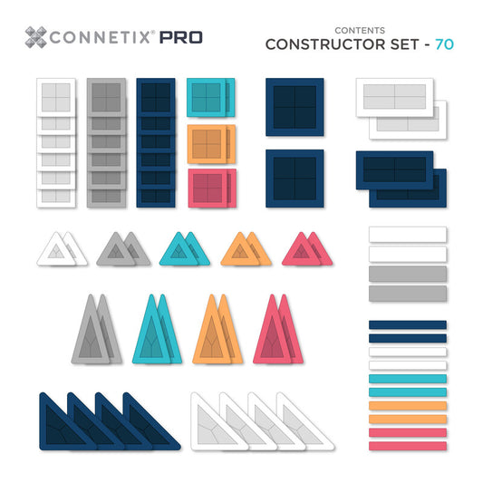 PRO Constructor Set 70 pc - Connetix