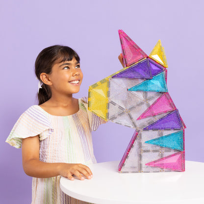 Glitter Unicorn Pack 56 pc - Connetix