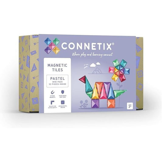 Pastel Mini Pack 32 pc - Connetix